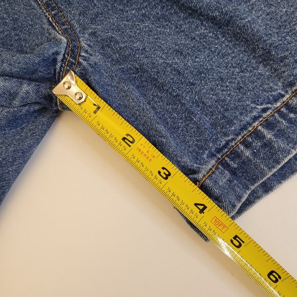 Vintage Disney Winnie the Pooh Denim Shortalls Kids Size S Embroidered Romper - Picture 10 of 11